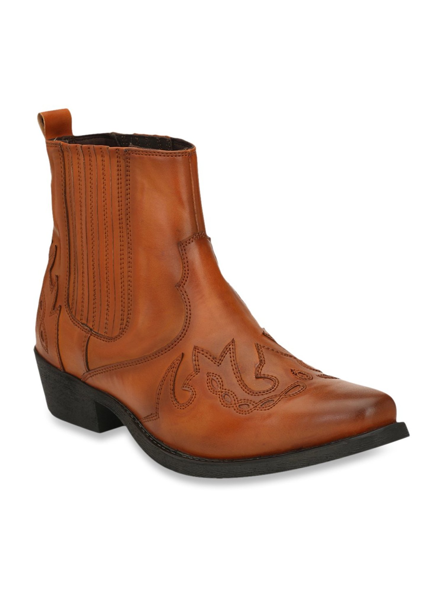 Delize Men's Tan Chelsea Boots