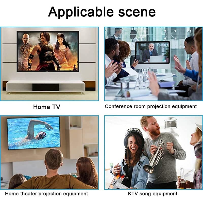 AV to HDMI Converter RCA to HDMI  1080P Mini RCA Composite Cvbs AV to HDMI Video Audio Converter Adapter Supporting PALNtsc for PC Laptop WII U Xbox PS4 PS3 TV STB VHS VCR Camera DVD