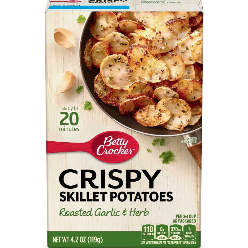 Betty Crocker Crispy Skillet Roasted Garlic & Herb Potatoes - 4.2oz