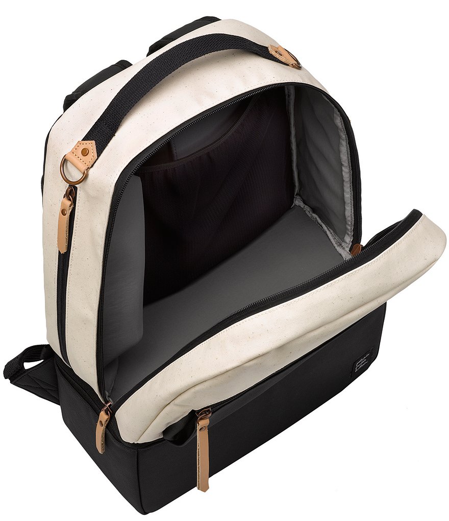 Petunia Pickle Bottom Colorblock Axis Canvas Backpack Diaper Bag