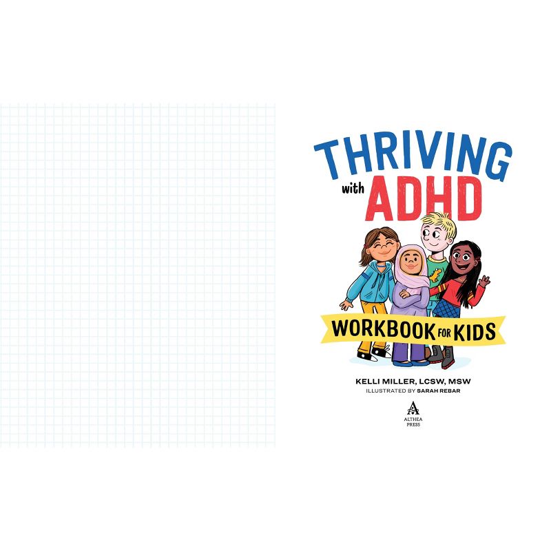 Thriving with ADHD Workbook for Kids - by Kelli Miller (Paperback)