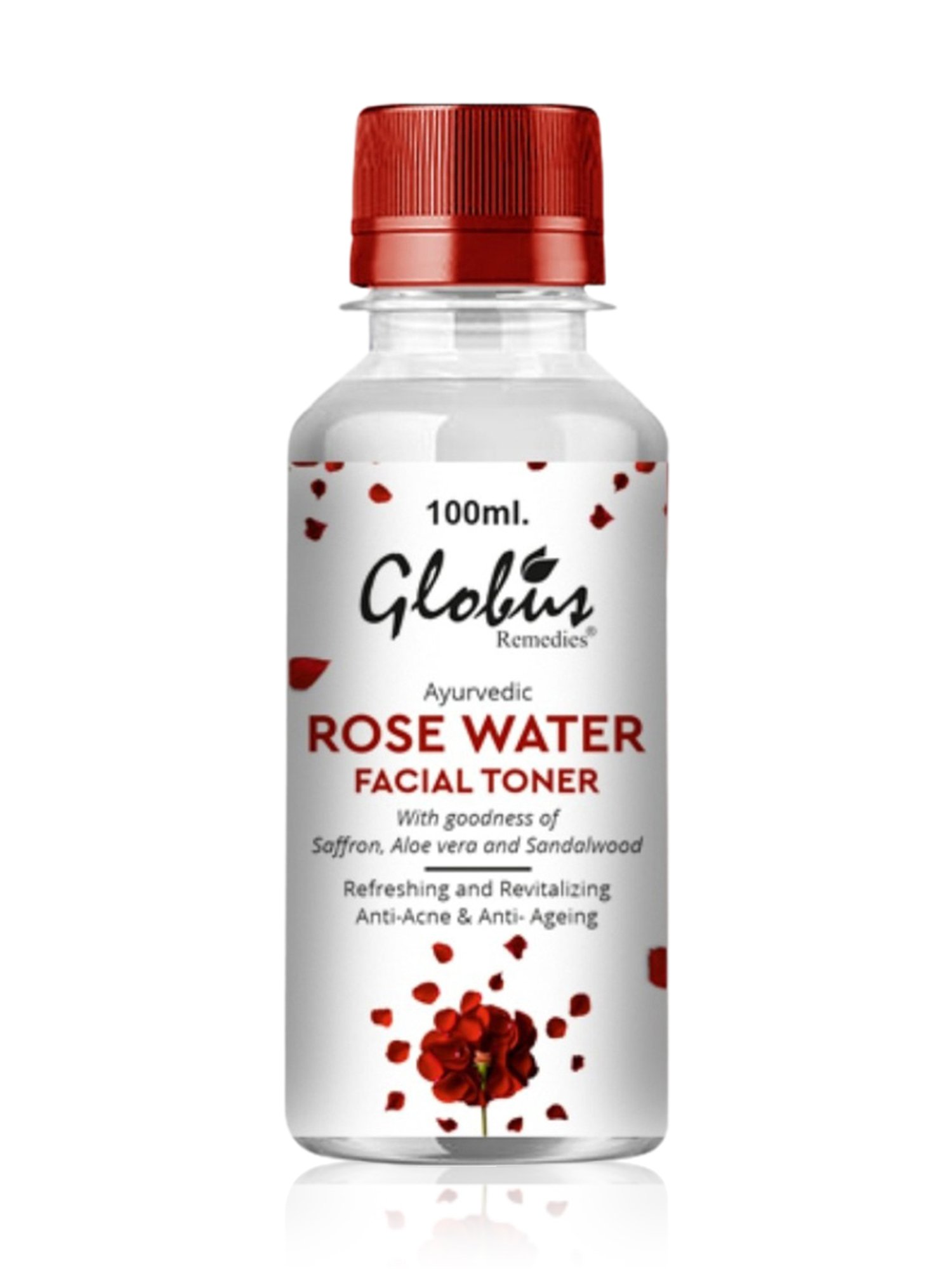 Globus Remedies Ayurvedic Rose Water Facial Toner - 100 ml