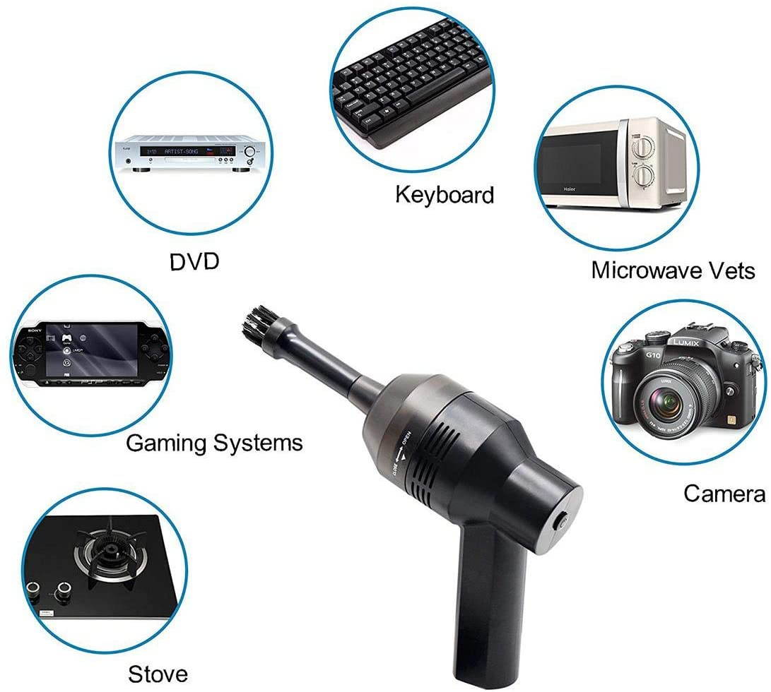 Mini i10 2.4G Air Mouse Wireless Keyboard with Touchpad Black