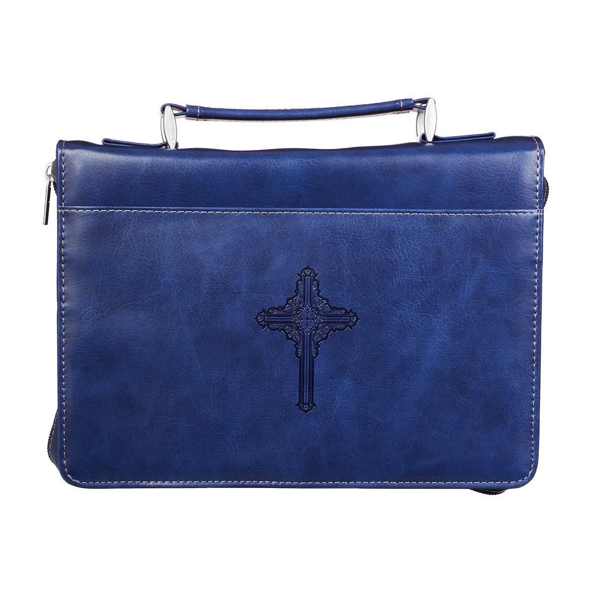 Bible Cover, The Plans I Have For You, Blue, Medium