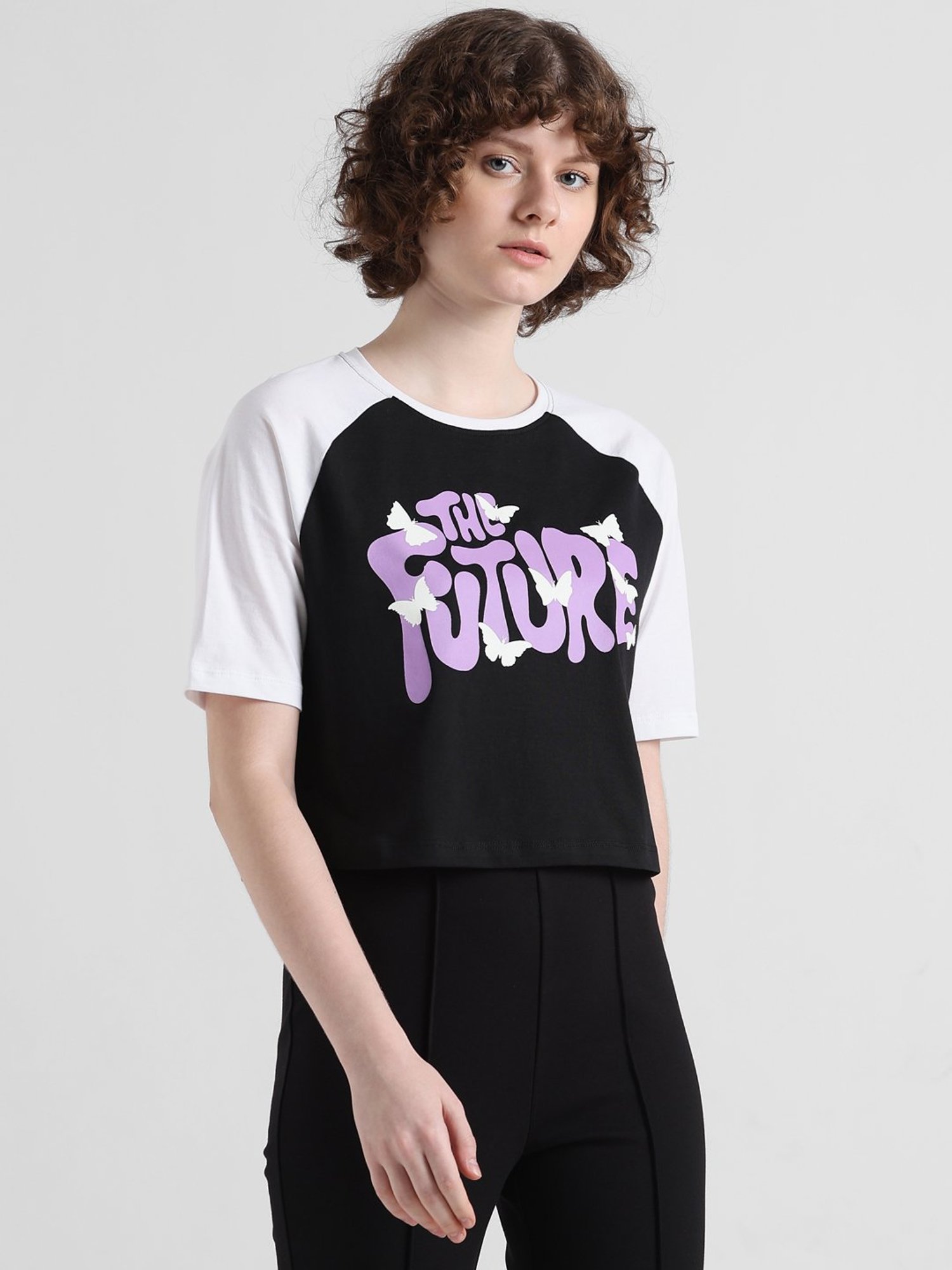 Only Black Graphic Print T-Shirt