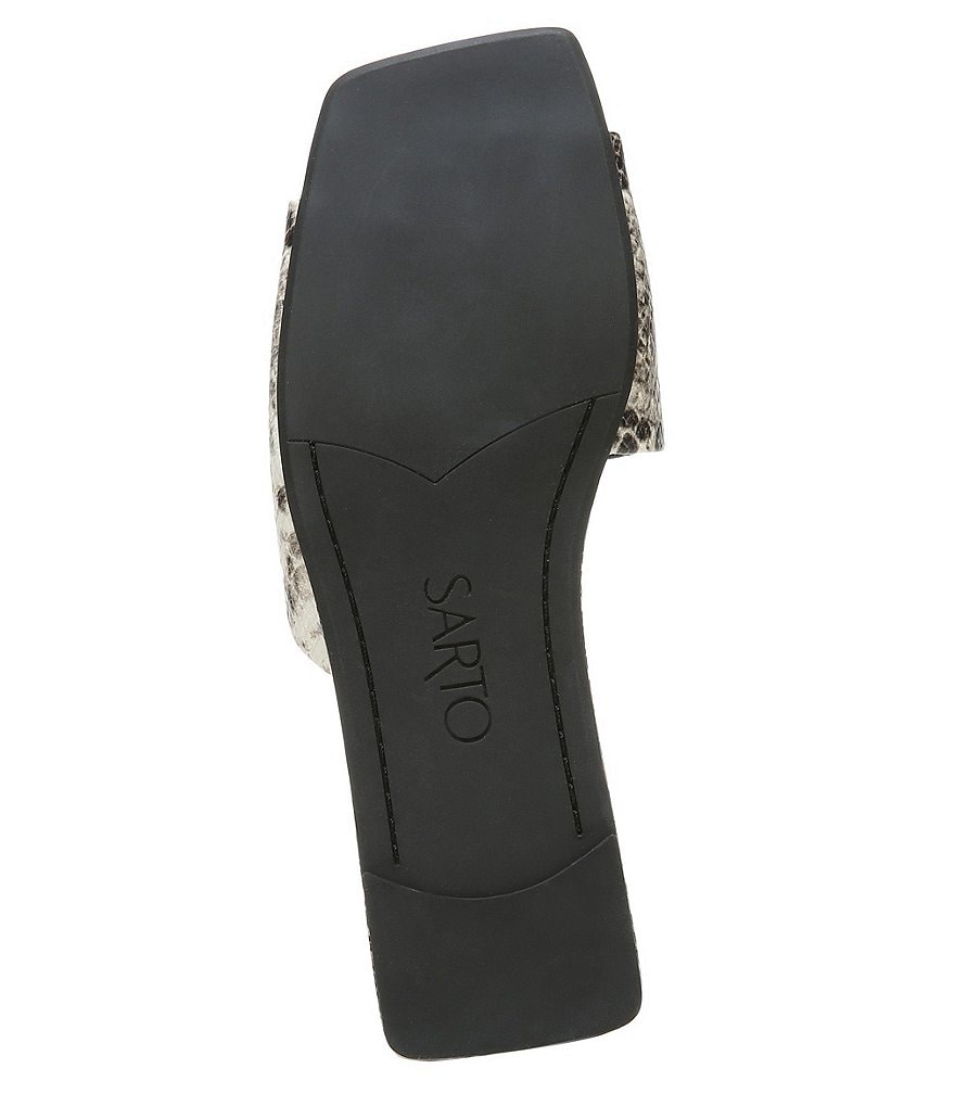 Sarto by Franco Sarto Bordo Snake Print Leather Slides