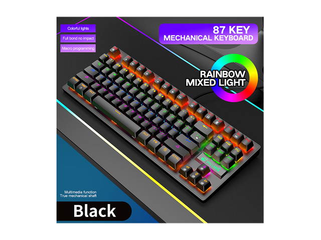 E-sport K2 Punk Mechanical Keyboard 87-key Gaming Competitive Office Notebook Gaming Keyboard