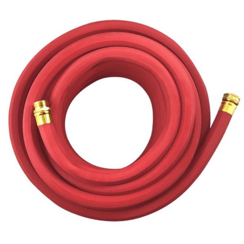 Flexon 3/4 x 50ft Heavy Duty Premium Rubber Hot Water Garden Hose