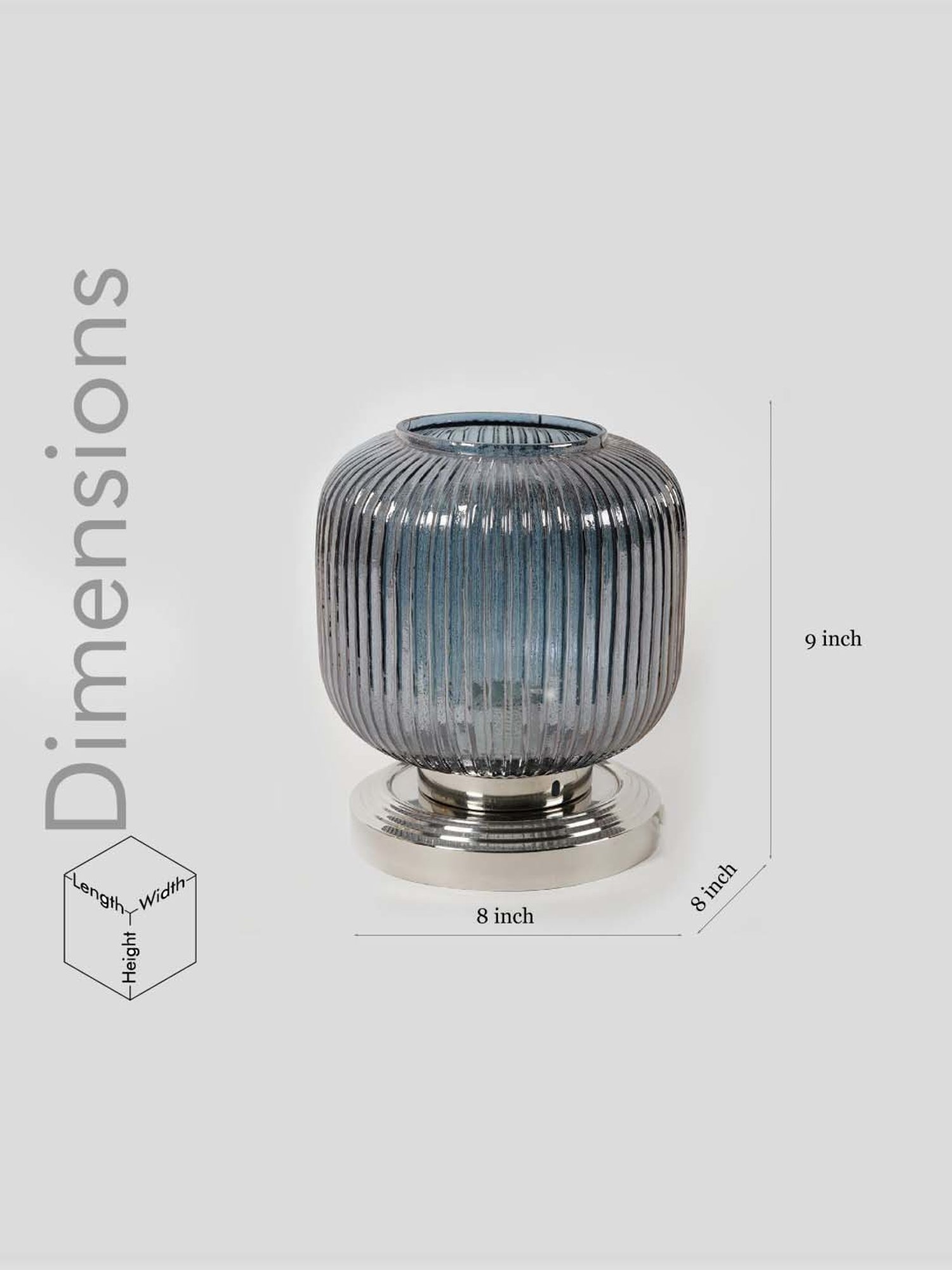 DecorativeRay Red PVC Study Table Lamp - Set of 1