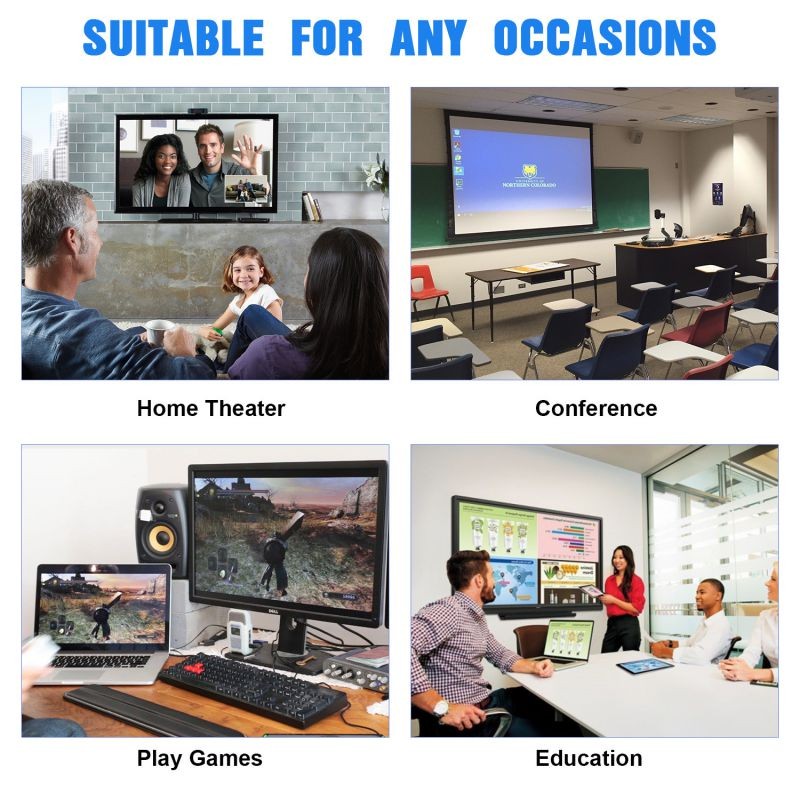 Thunderbolt 3 USB Type C to Displayport charging cable, 3M/9.8ft 8K HD video adapter cable  for monitor, projector, TV, computer