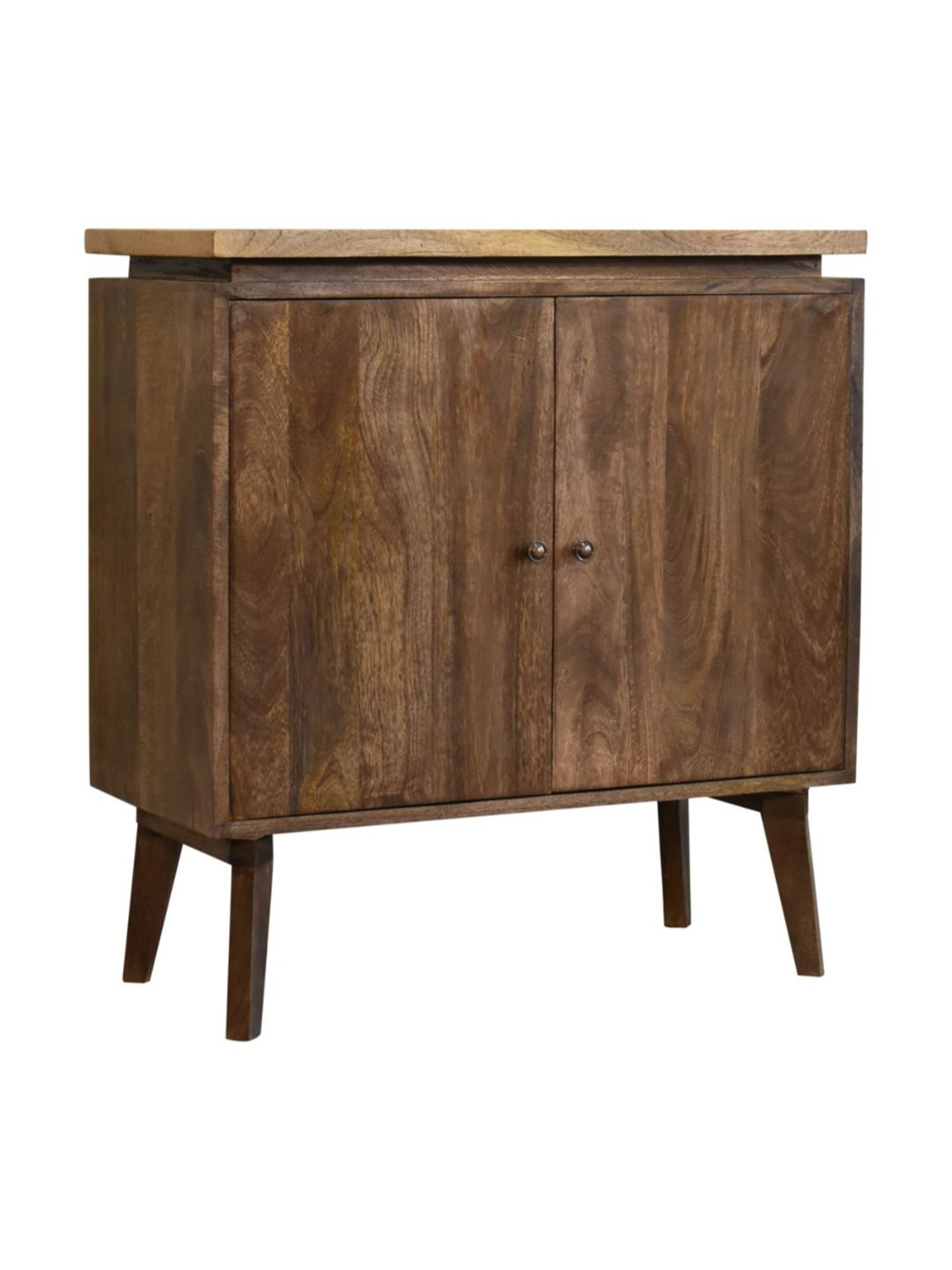 Artisan Furniture Platform Brown Wood Cabinet