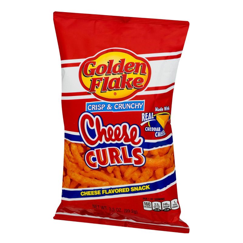 Golden Flake Crisp & Crunchy Cheese Curls - 3.5oz
