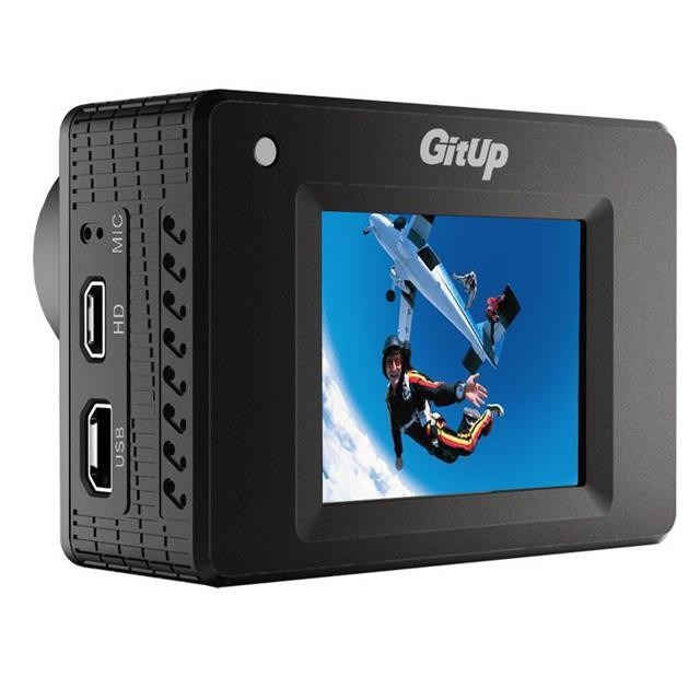 Gitup Git2 1080p Full HD Gyro Video Wi-Fi Action Camera, Pro Packaging, Black