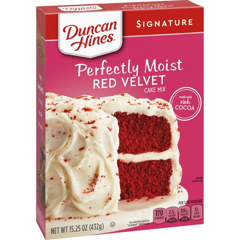 Duncan Hines Red Velvet Cake Mix - 15.25oz