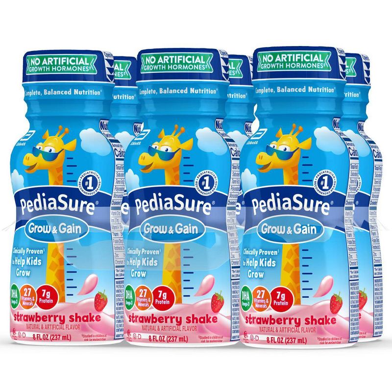 Pediasure Grow  Gain Strawberry Shake - 6pk/48 fl oz