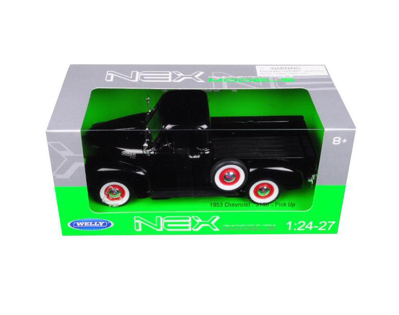 1953 Chevrolet 3100 Pick Up Truck Black 1/24 - 1/27 Diecast Model Car by Welly