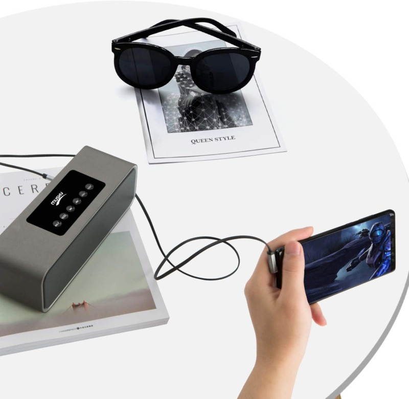 Aux Cable, CableCreation 6 FT Flat 3.5mm Auxiliary Audio Stereo Cord 90 Degree R