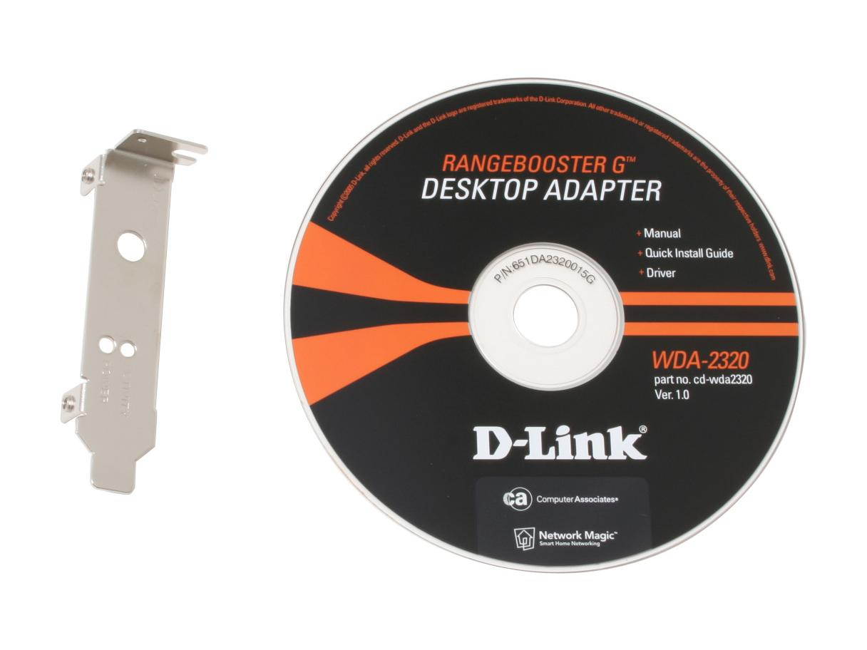 D-Link WDA-2320 PCI Rangebooster G Desktop Adapter