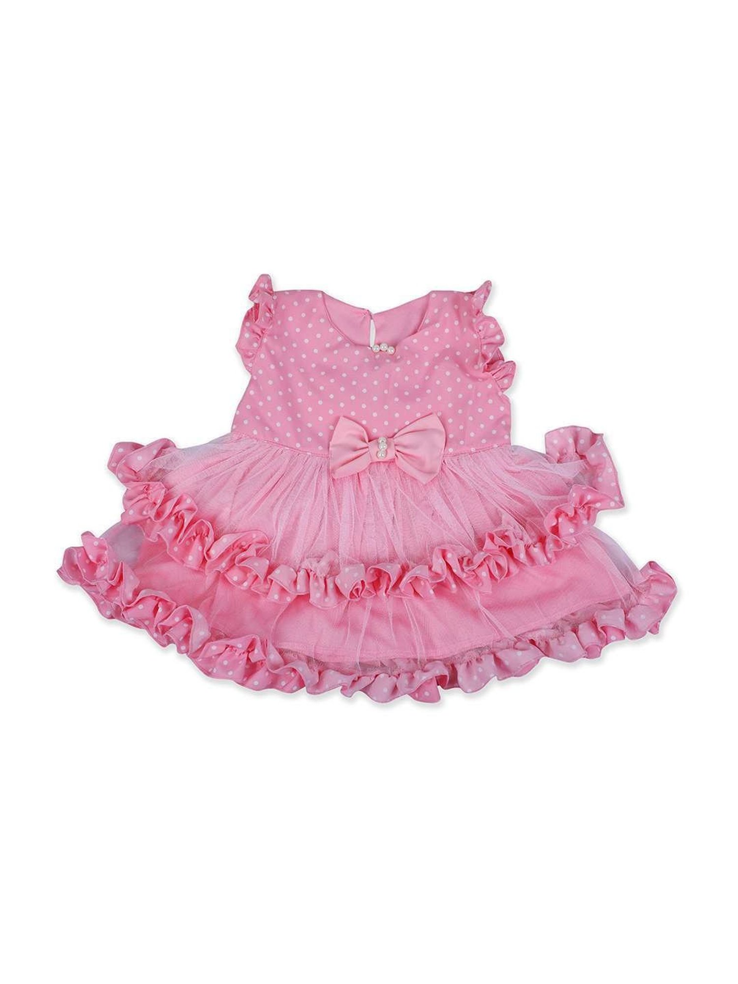 Pink Chick Kids Navy Solid Party Gowns