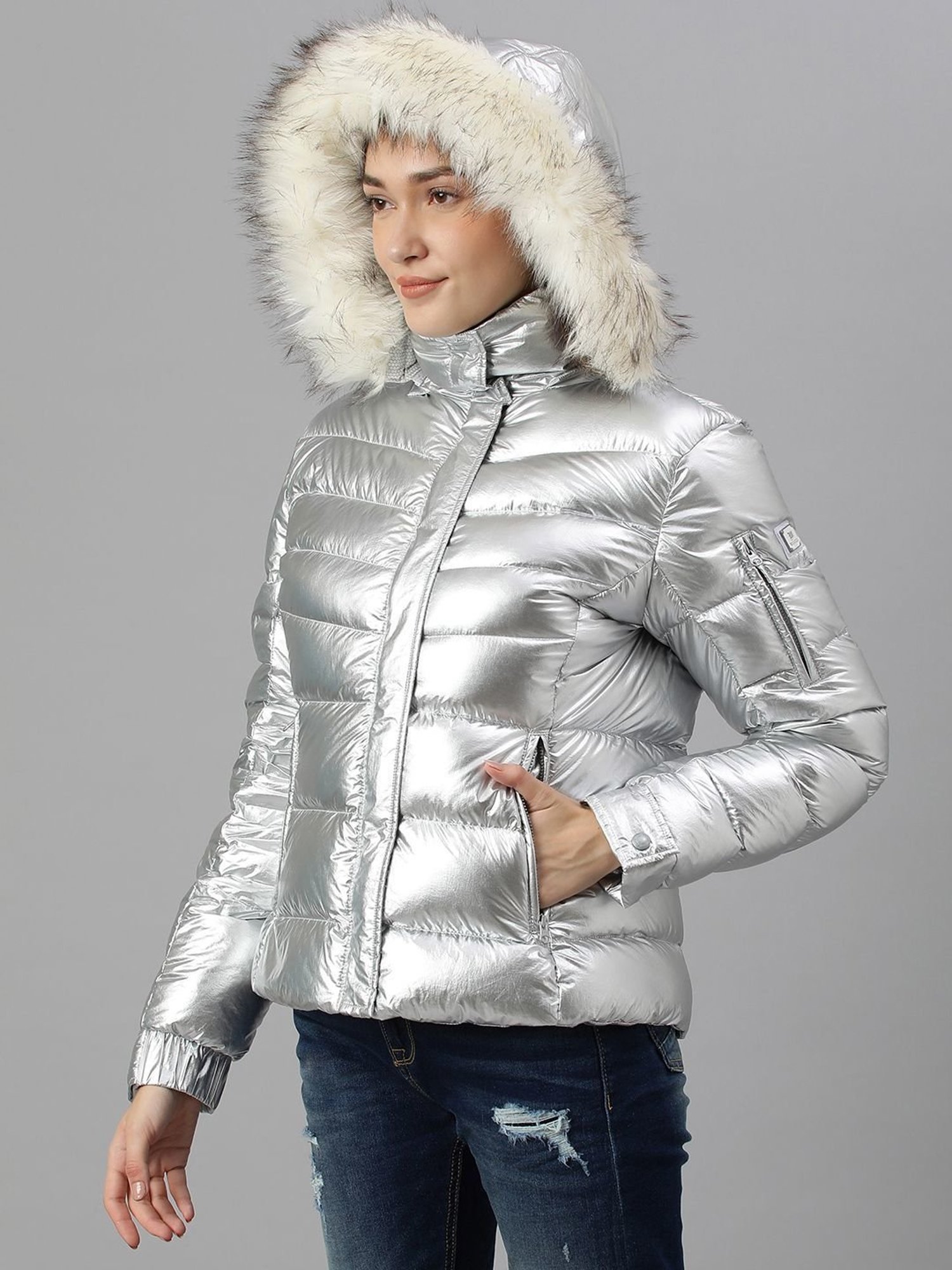 Woods Silver Padded Jacket