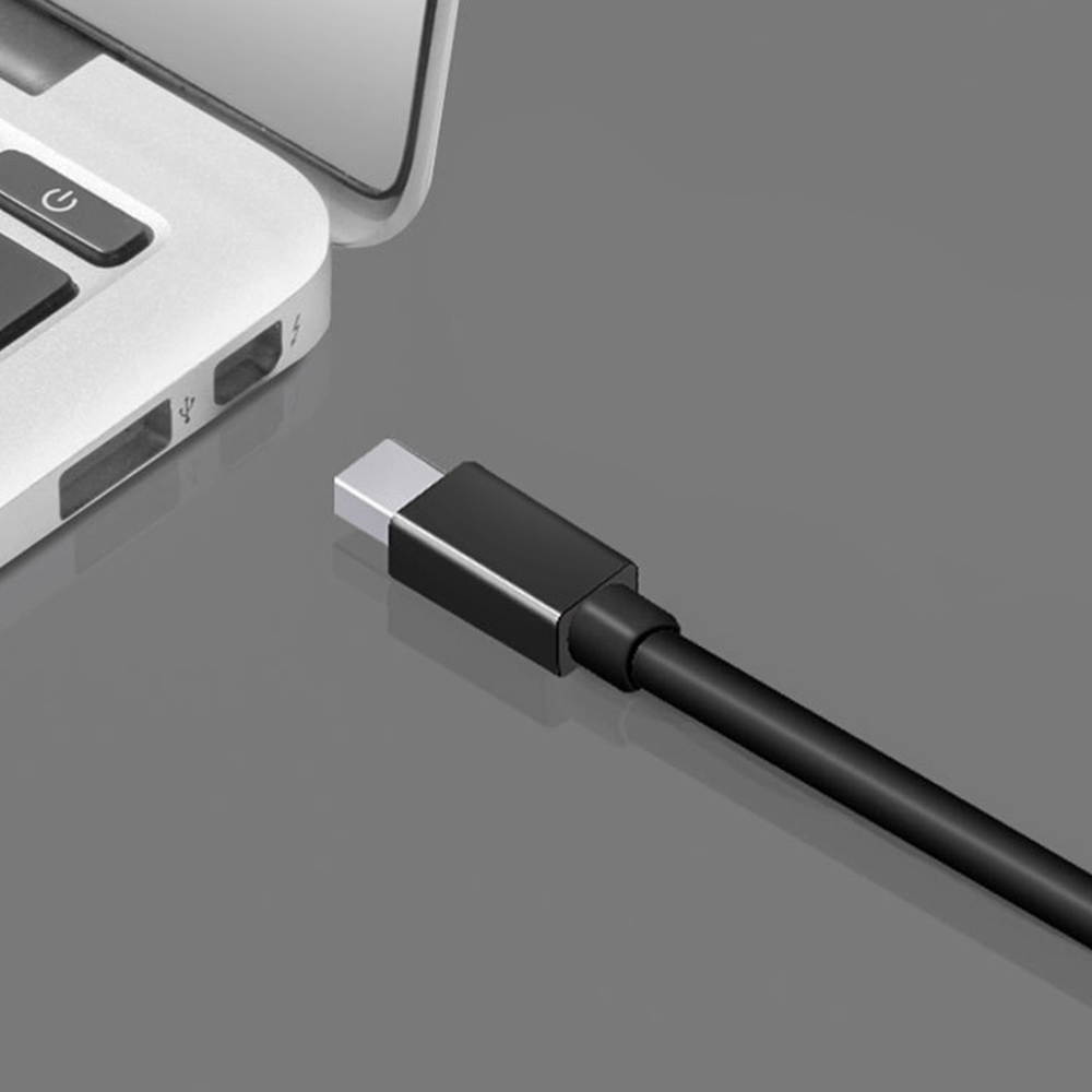 Mini DisplayPort to DisplayPort cable, 6 feet, (Mini DP to DP) Display Cable 4K Resolution Ready - White