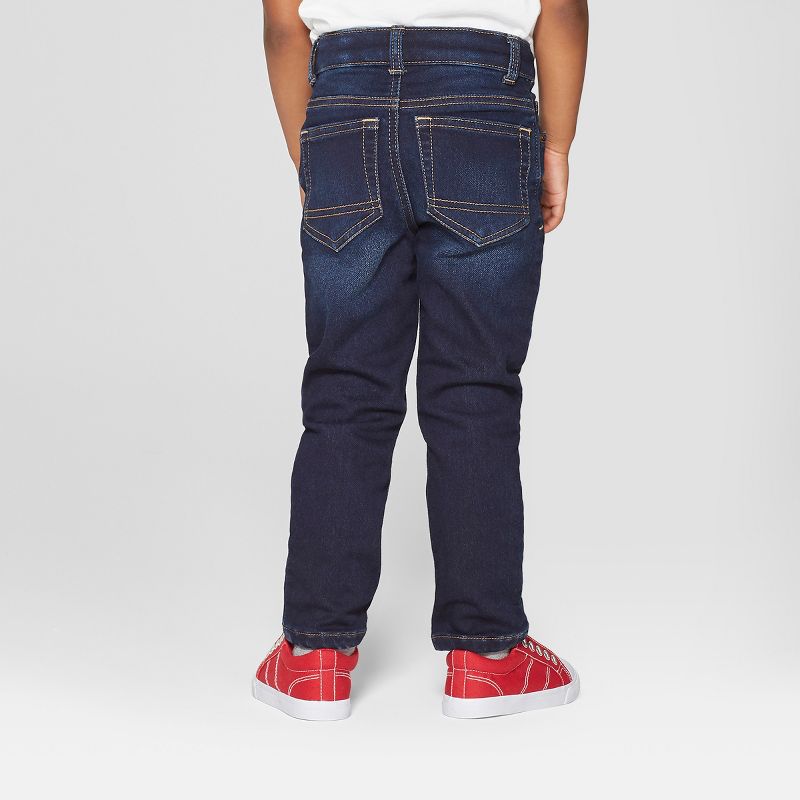 Toddler Boys' Skinny Jeans - Cat & Jack™ Dark Vintage Blue 3T