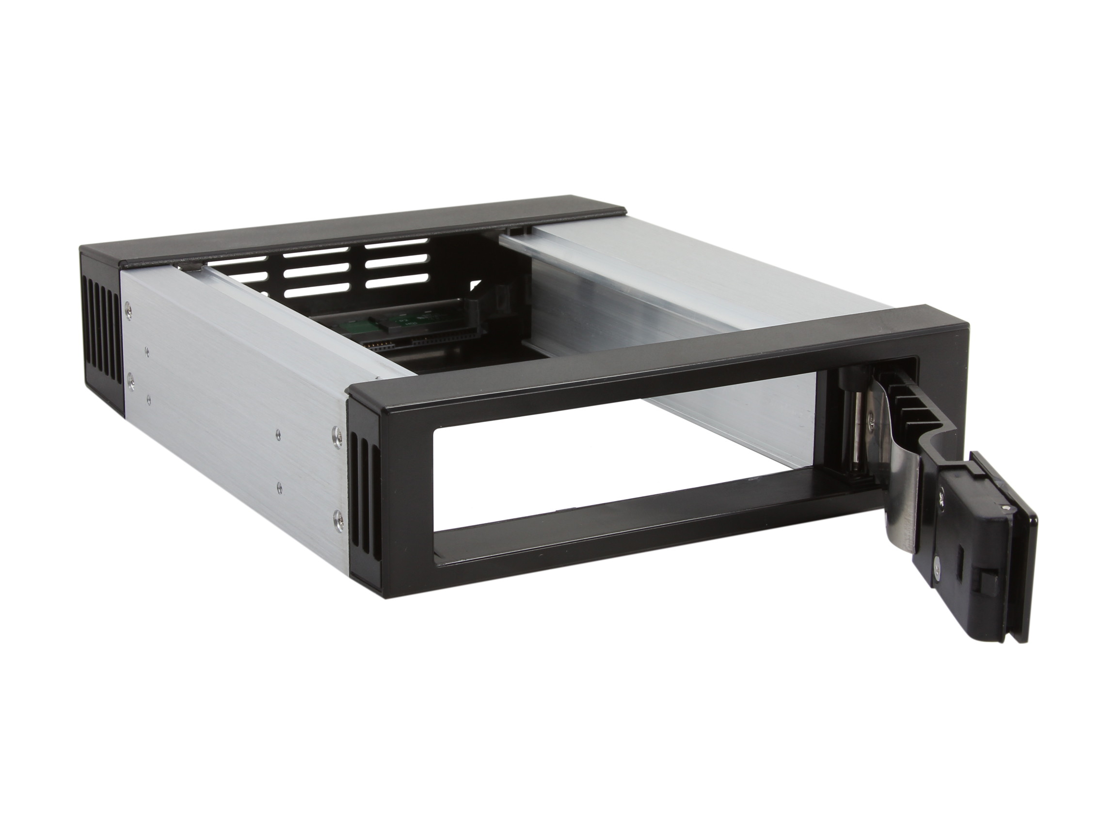 iStarUSA BPN-DE110SS-SILVER Trayless 5.25" to 3.5" SATA SAS 6 Gbps HDD Hot-swap Rack