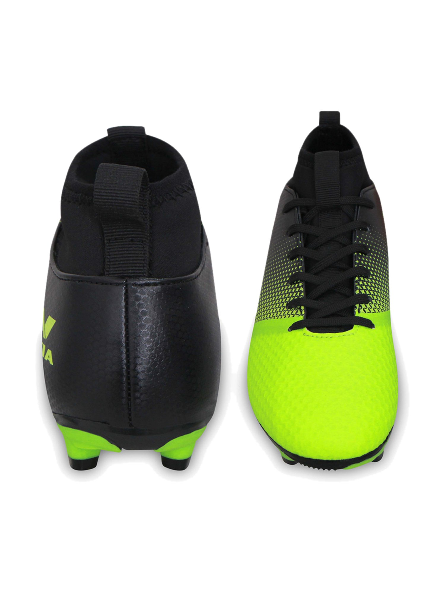 Nivia Ashtang Studds Green & Black Football Shoes