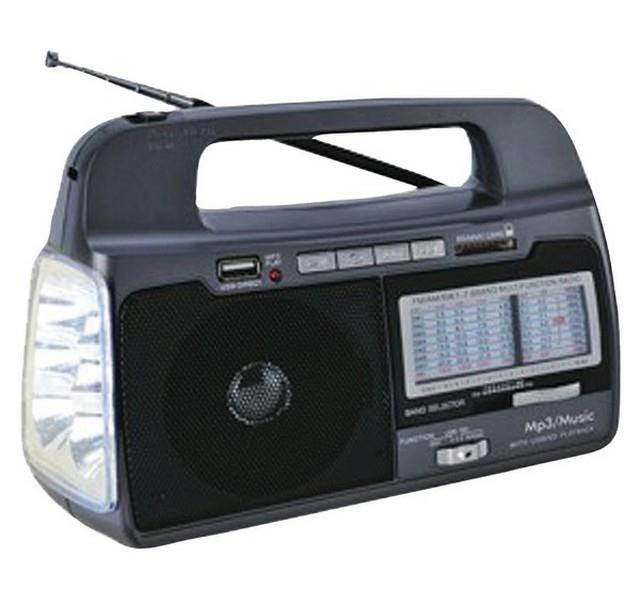 PORTABLE AM/FM/SW 1-7 BAND RECEIVER & MP3 PLAYBACK HIGH SENSITIVITY RECEIVER BUI