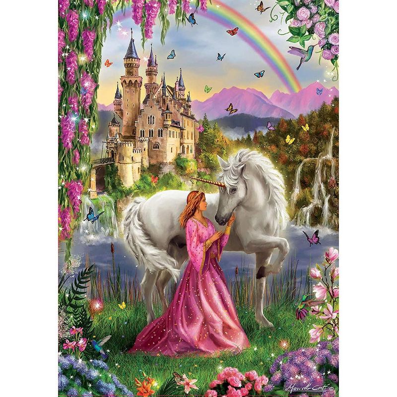 Educa Borras Fairy and Unicorn  500 Piece Jigsaw Puzzle