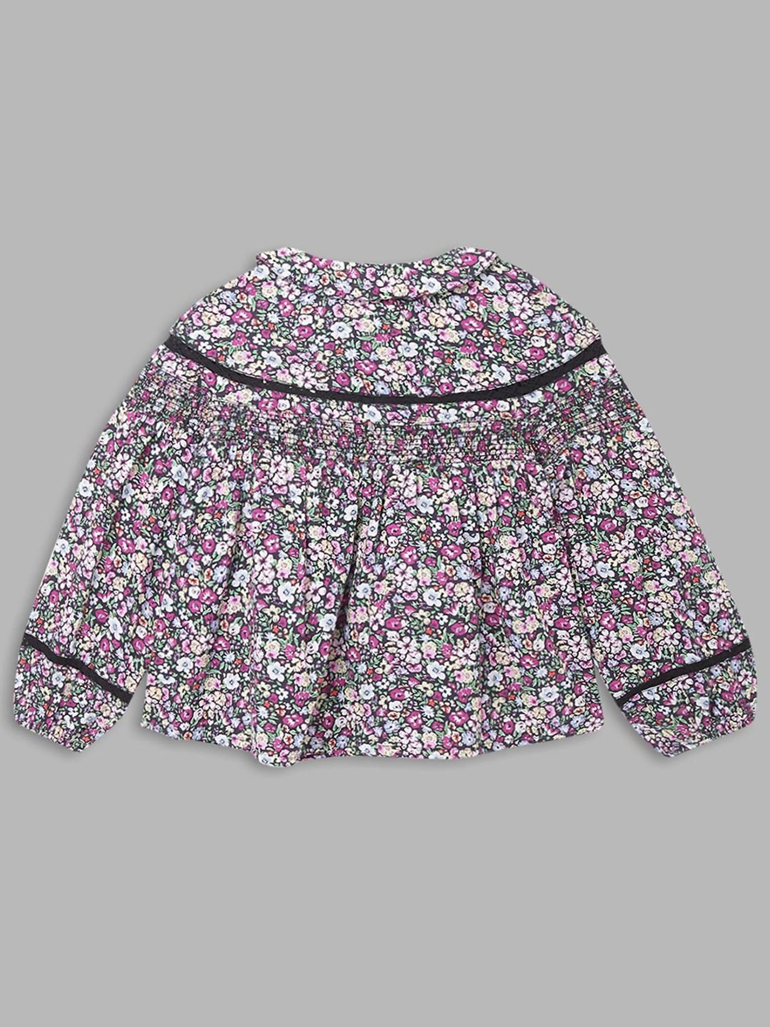 KIDS ONLY Anthracite Black Cotton Printed T-Shirt