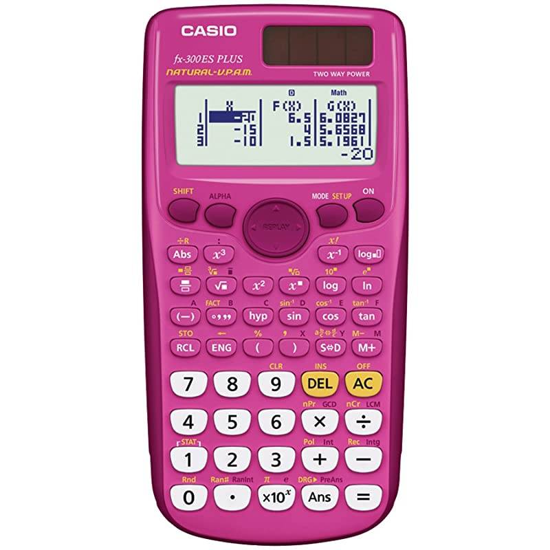 fx300ES PLUS Scientific Calculator Pink