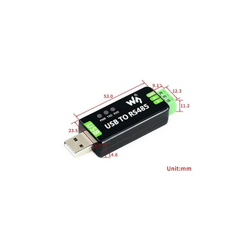 USB to RS485 Converter Adapter Original FT232RL Fast Communication Embedded Protection Circuits Resettable Fuse ESD Protection TVS Diode etc Automatic Transceiving