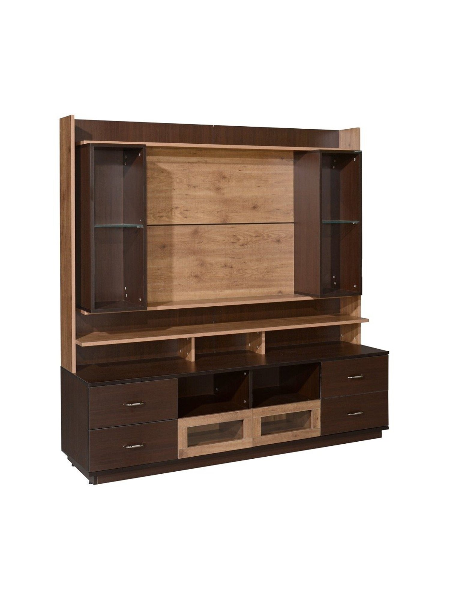 Nilkamal Cora White Engineered Wood TV Entertainment Unit with 2 Shelves