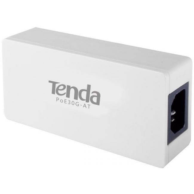 Tenda POE30G-AT Power-Over-Ethernet Injector , IEEE802.33af compatible, 10/100/1000Mbps RJ45 Poer, 1000M PoE Extension