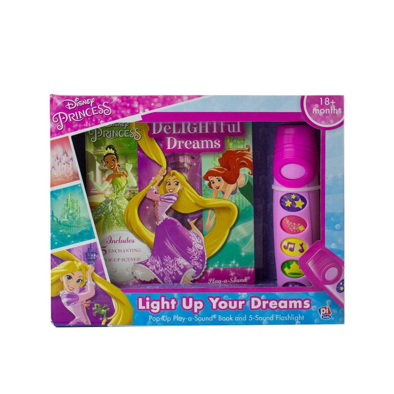 Disney Princess - DeLIGHTful Dreams - Little Flashlight Pop-Up Book and 5-Sound Flashlight (Board Book)