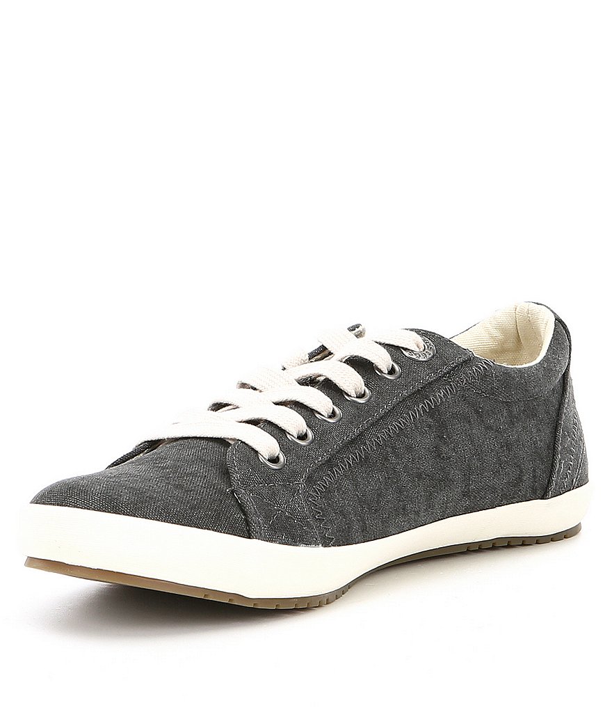 Taos Footwear Star Washed Canvas Lace-Up Sneakers