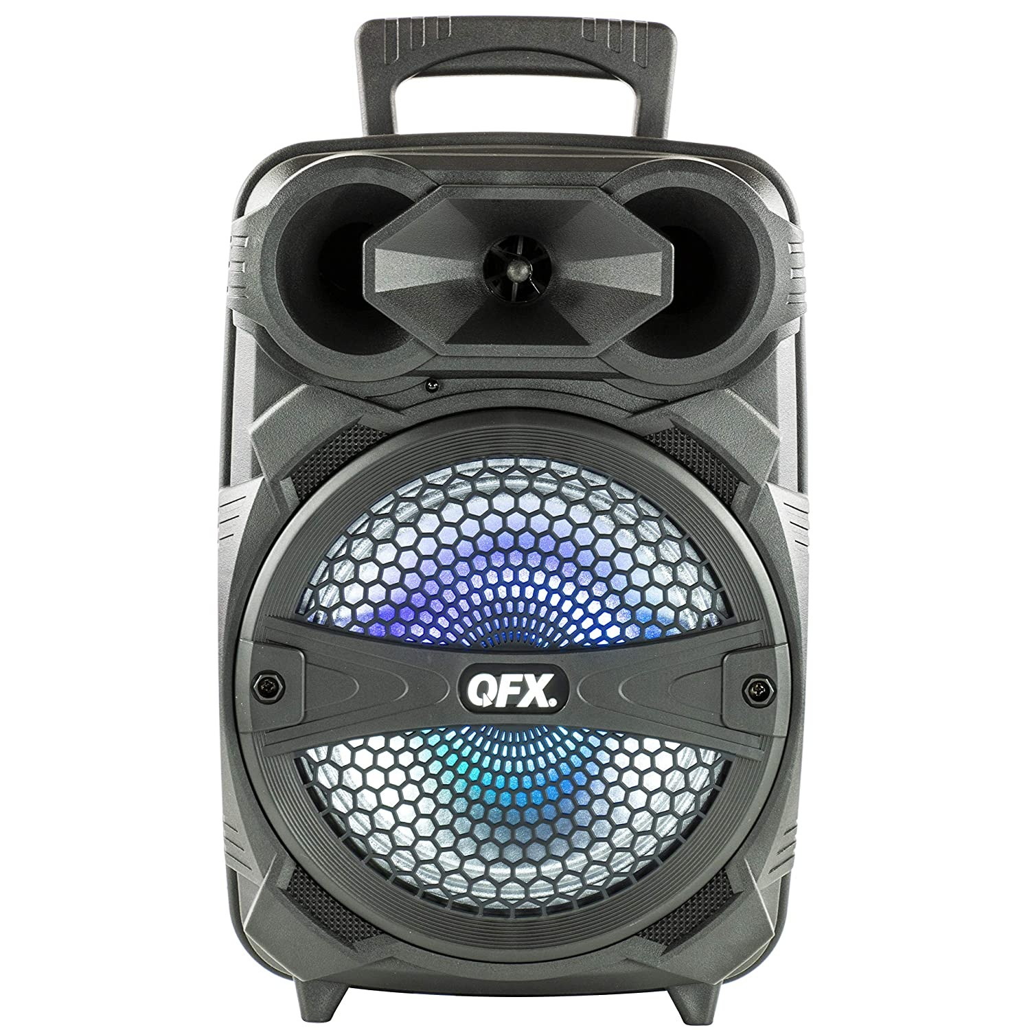 QFX PBX-81 8" Portable Bluetooth Party Speaker with Microphone
