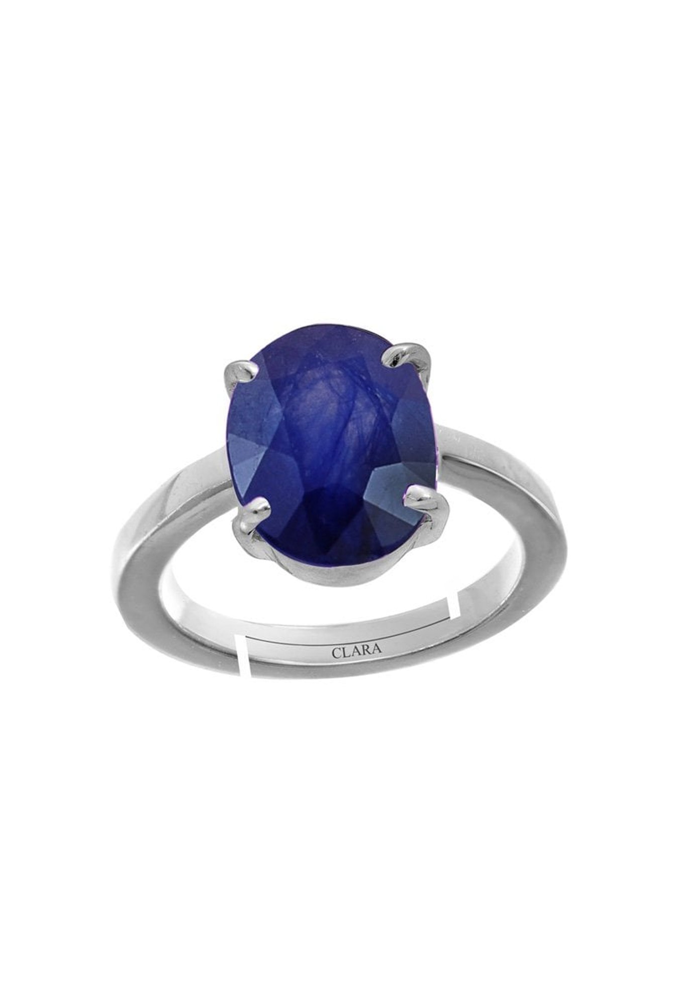 Clara Blue Sapphire Neelam 6.5cts or 7.25ratti Ring