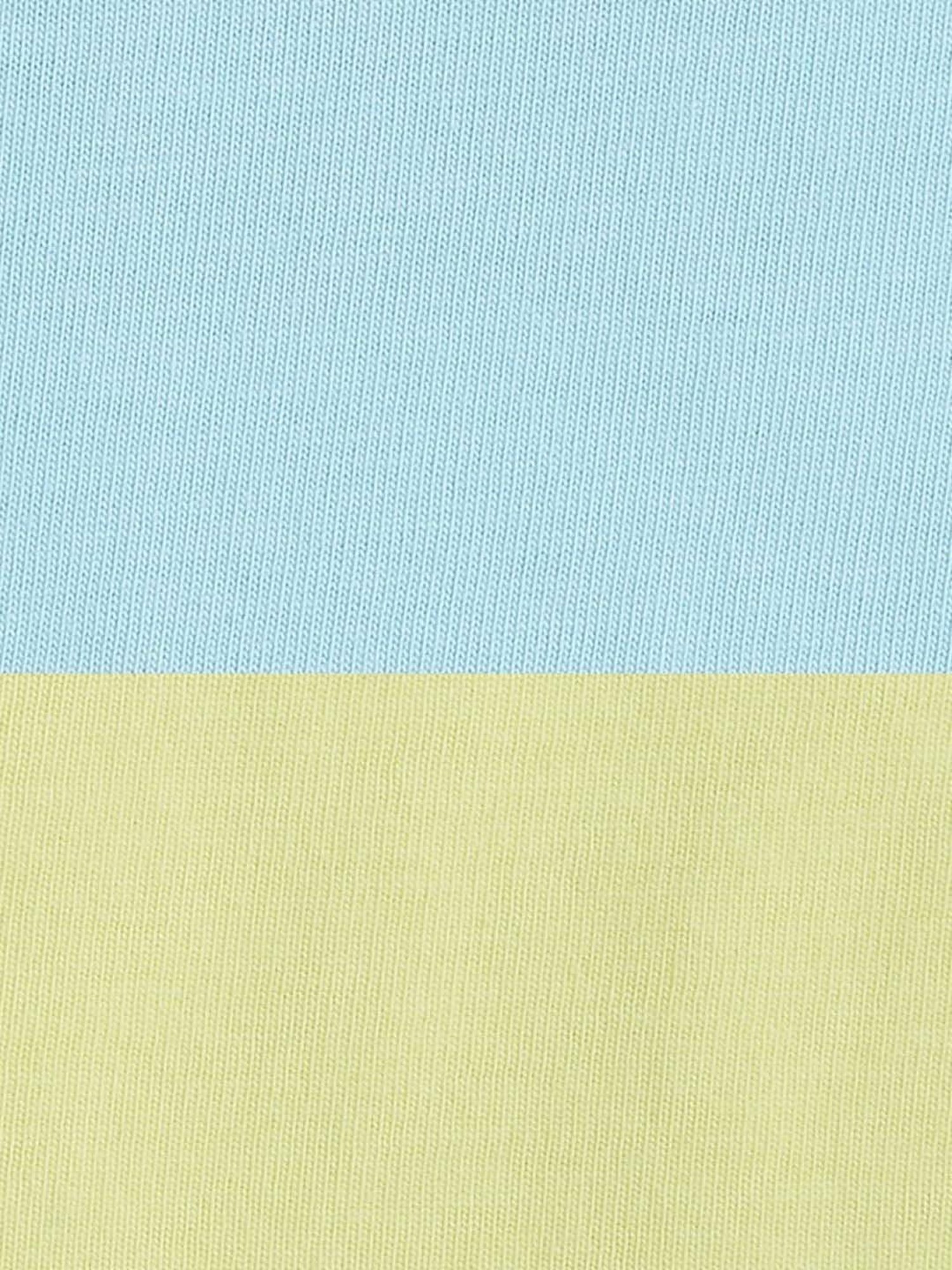 Pantaloons Baby Boys Yellow & Blue Cotton Printed Full Sleeves T-Shirt