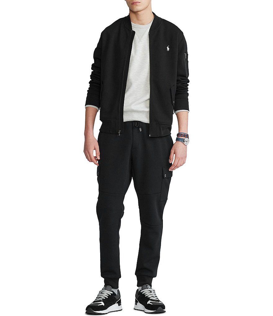 Polo Ralph Lauren Double-Knit Full-Zip Bomber Jacket