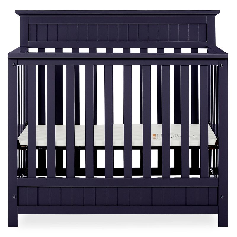 Dream On Me Aspen 4-in-1 Convertible Mini Crib - Navy