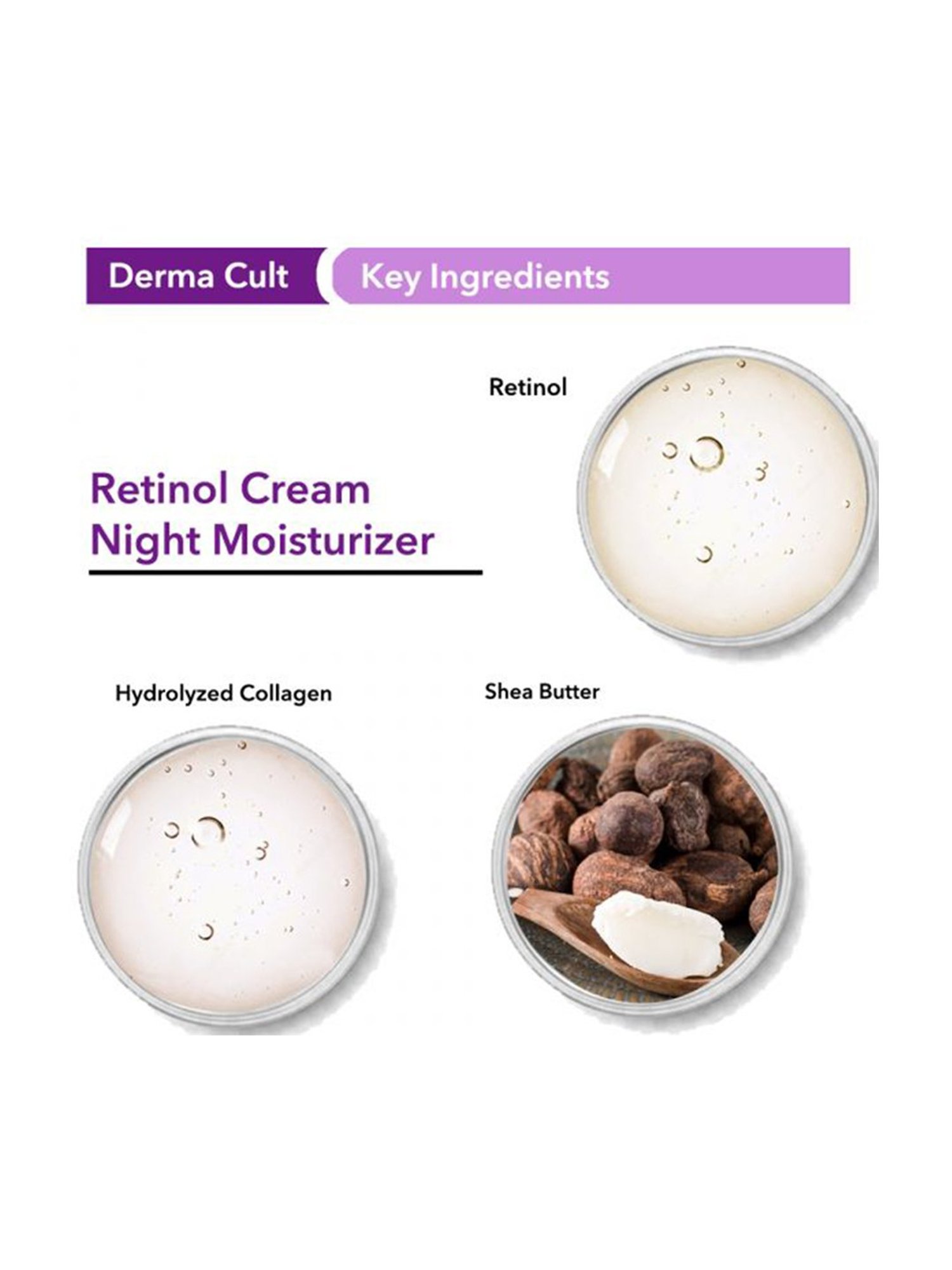 O3+ Purple Retinol Moisturiser Night Cream - 40 gm