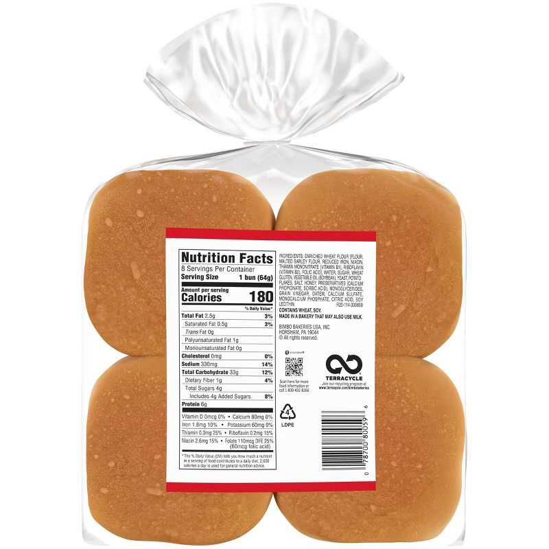 Sunbeam Jumbo Seeded Buns - 8ct/20oz