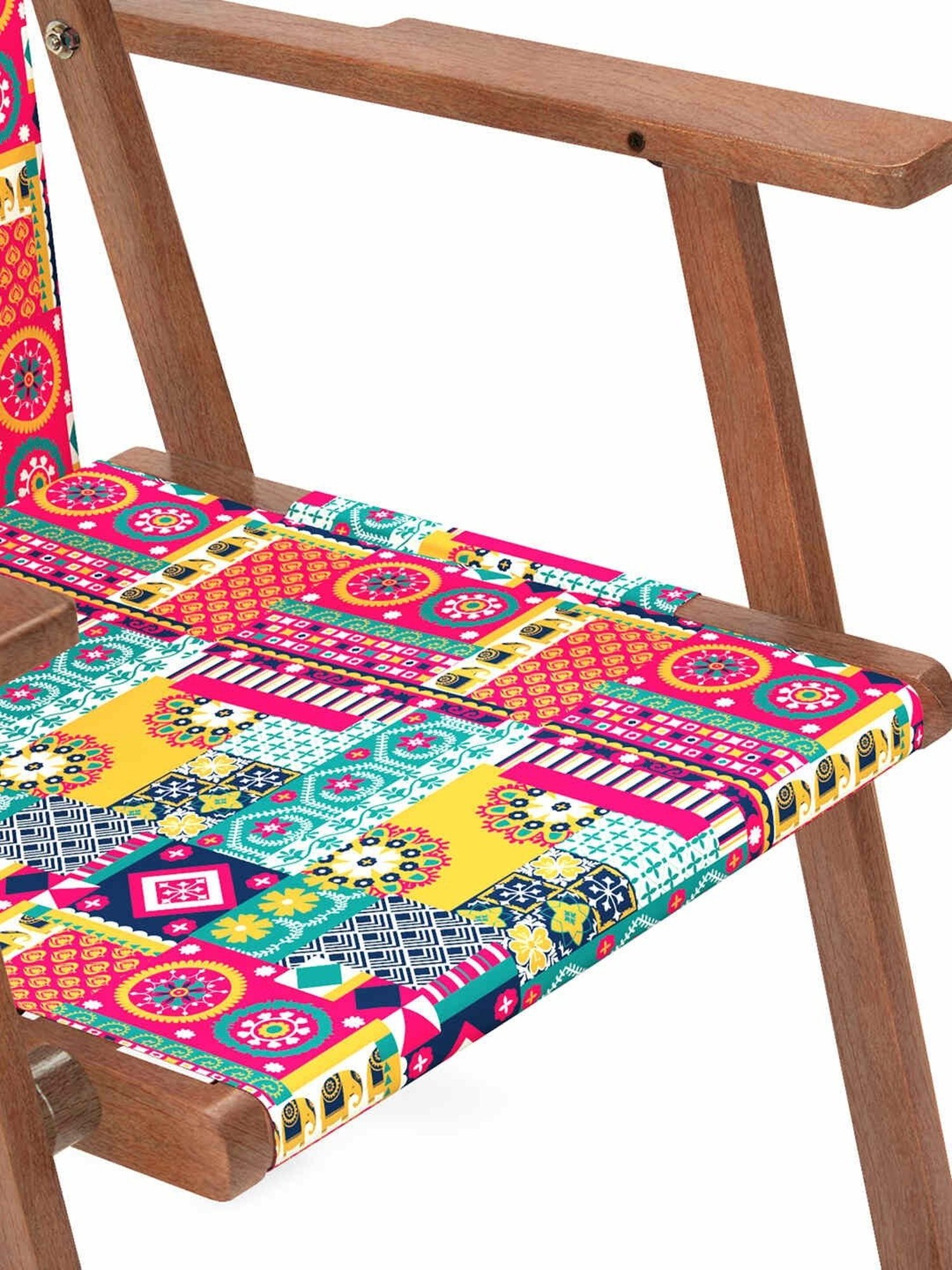 Durian Melania Cigar Brown Fabric Rocker Chairs