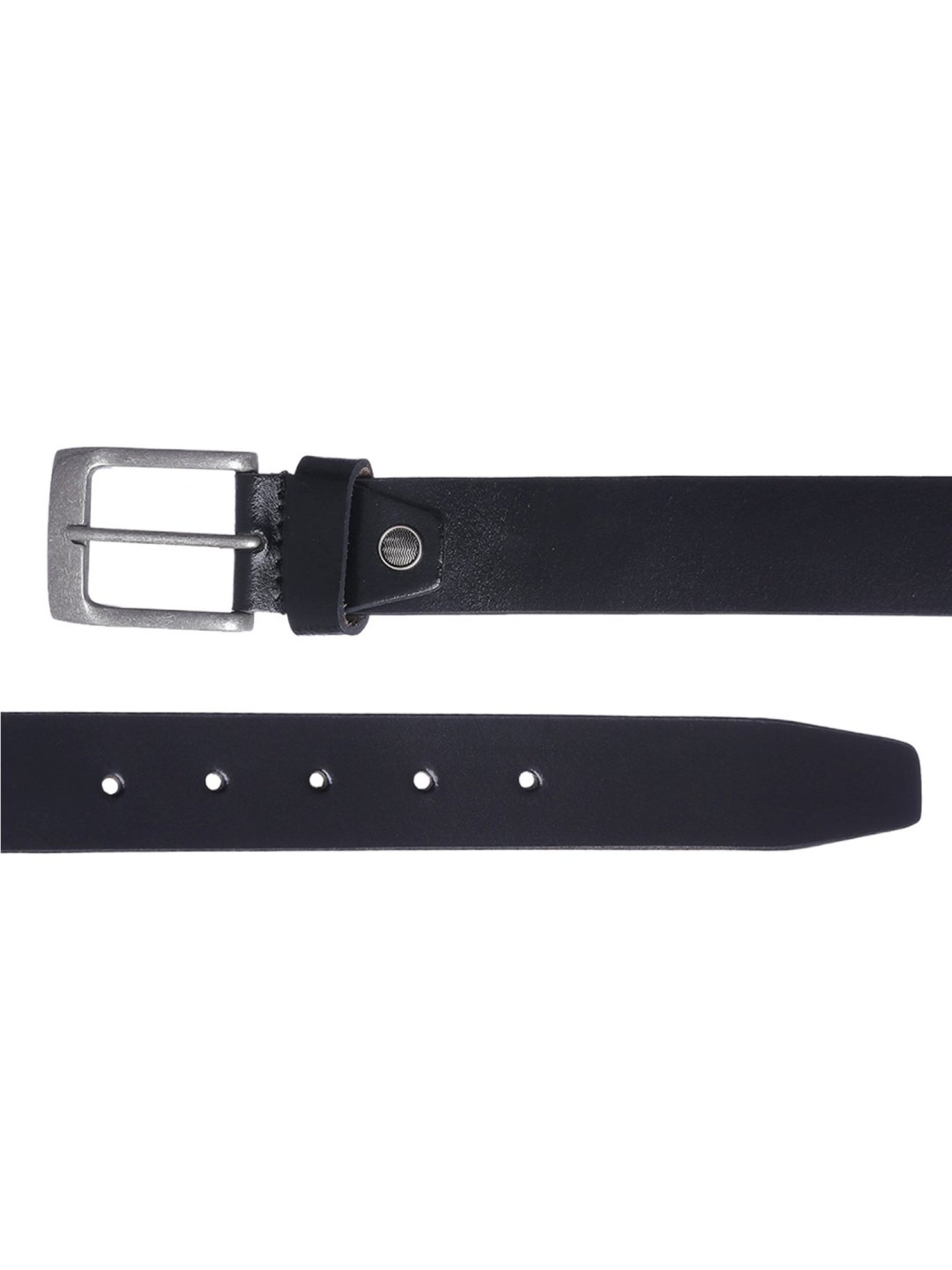 Kara Black Waist Belt for Men