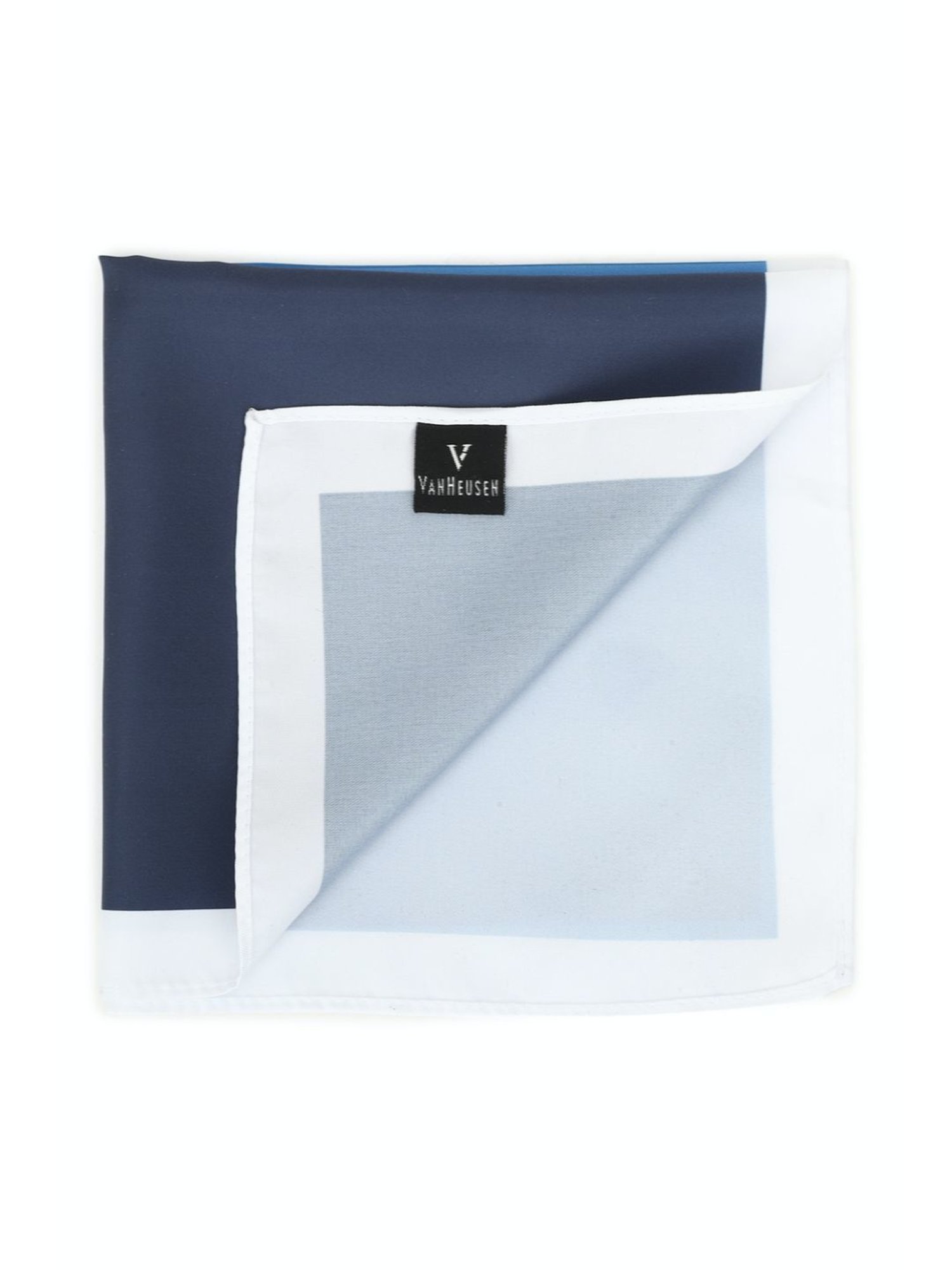 Van Heusen Green Printed Pocket Square