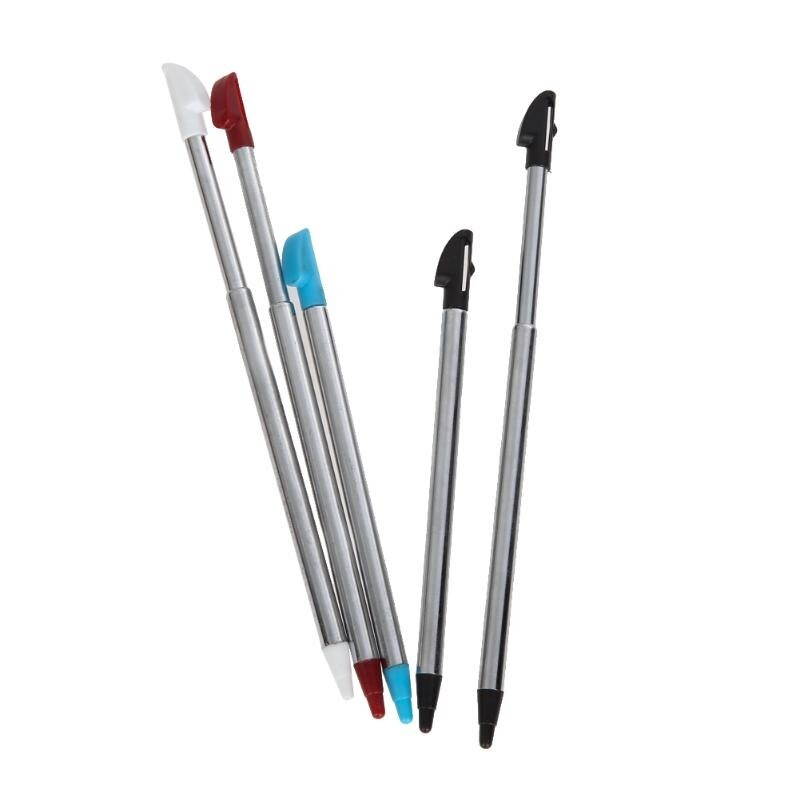5Pcs Colors Metal Retractable Stylus Touch Pen For Nintendo 3DS XL N3DS LL US  Games Accessories Drop Shipping