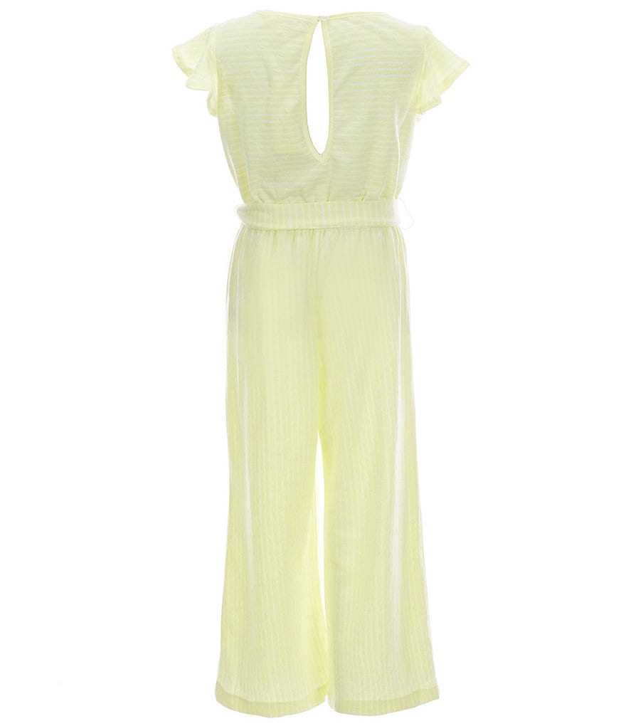 Copper Key Big Girls 7-16 Ruffle-Sleeve Stripe Jumper