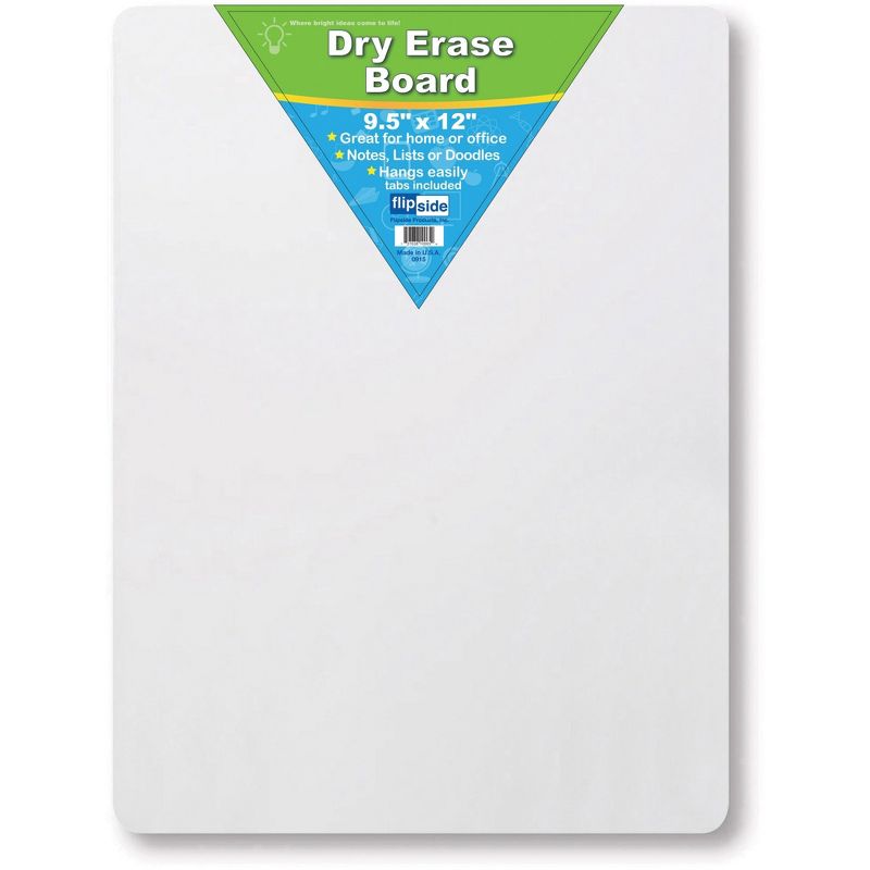 Flipside Products Dry Erase Board 9-1/2"x12" White 10065